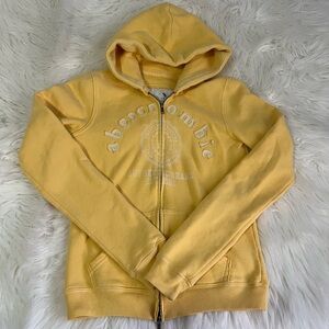 Abercrombie and Fitch Vintage Zip Up Sweater